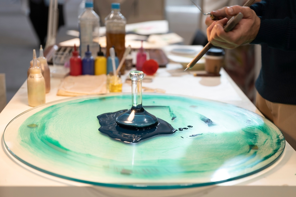 Traditional Ebru marbling workshop in Istanbul