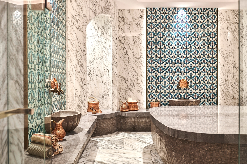 Historic Turkish hammam interior